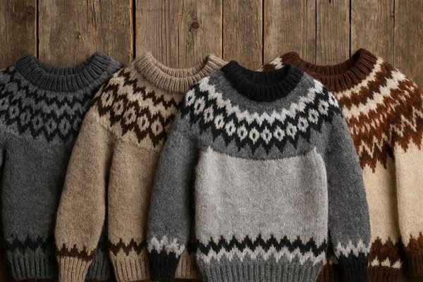 Icelandiska stickmönster från istex